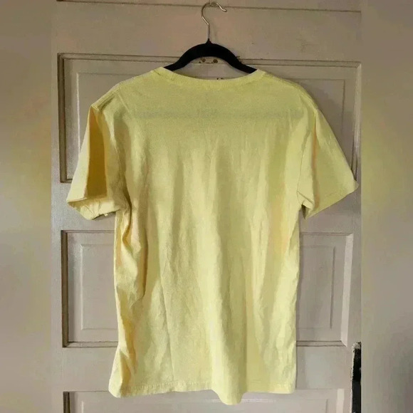 BUC-EES Medium Texas Wildflower Short Sleeve Cotton Tee Yellow T-shirt - Picture 4 of 6